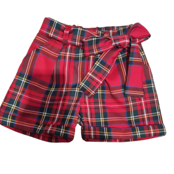 PANTALONCINO SCOZZESE DA NEONATA ML-10902 MINI LU' - SITE_NAME_SEO